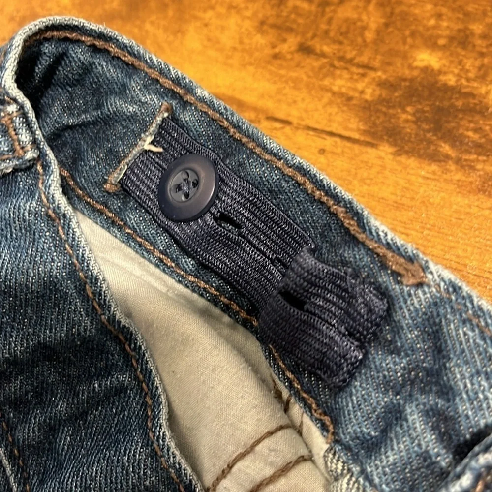 CHILDRENS PLACE Youth Boys 12 Straight Leg Jeans Medium Wash Denim Adjustable
